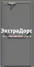 Дверь противопожарная однопольная металлическая входная с доводчиком