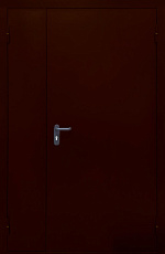 Дверь противопожарная утепленная Венге
