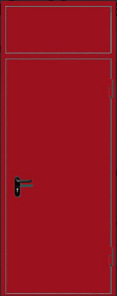 Противопожарная дверь с фрамугой EI-90