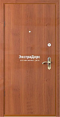 Противопожарная дверь однопольная с мдф орех