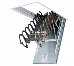 Потолочный противопожарный люк с раздвижной лестницей