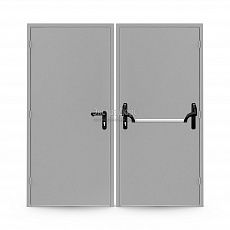 Дверь с выпадающим порогом противопожарная EI 30 с антипаникой