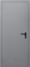 Герметичная дверь огнестойкая левая темно-серого цвета