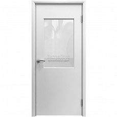 Дверь с выпадающим порогом противопожарная EI 30 с остеклением