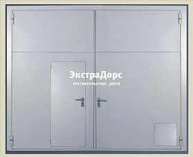 Ворота противопожарные распашные ВПР-01-60