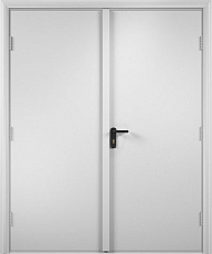 Дверь противопожарная полуторная левая